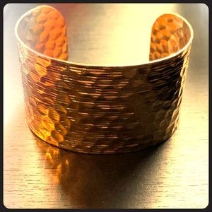 Gold plated cuff bracelet $5.00
